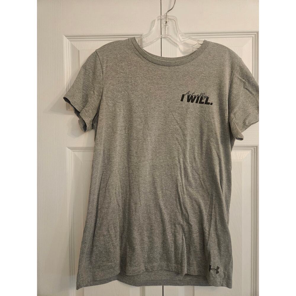 NWOT Under Armour UA Actually I Will Short Sleeve T-Shirt, Women's Small
